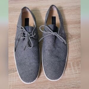 Mens Fred Perry Grey Lace Up Casual Shoes 10